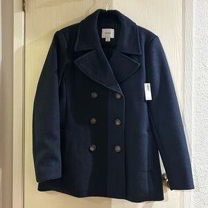 BRAND NEW Navy Blue Classic Peacoat, Old Navy, Size Large